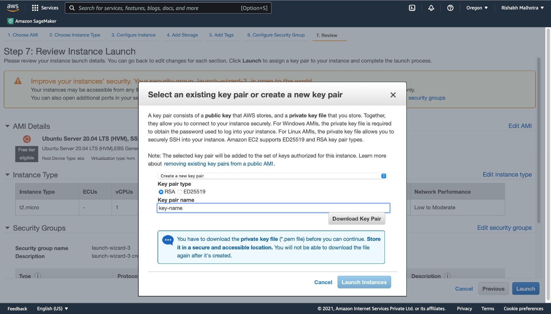 How to Setup an EC2 Instance on AWS